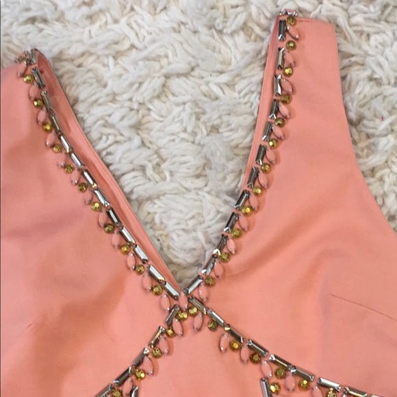 Bebe bodycon rhinestone dress. - Picture 3 of 5